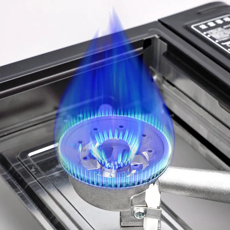 Fornello a gas Premium, fornello da campeggio per uso esterno senza cartucce