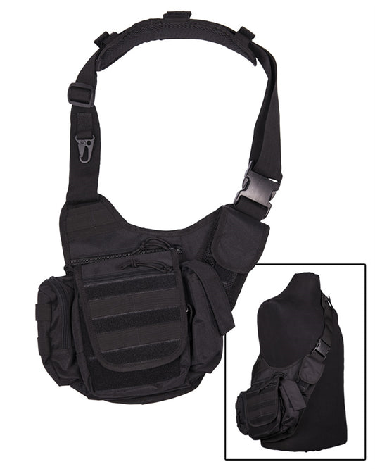 Ausverkauf: Multifunktionale Sling Bag Tasche in Schwarz