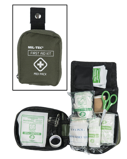 Pacchetto Pronto Soccorso Kit Pronto Soccorso Midi Olive