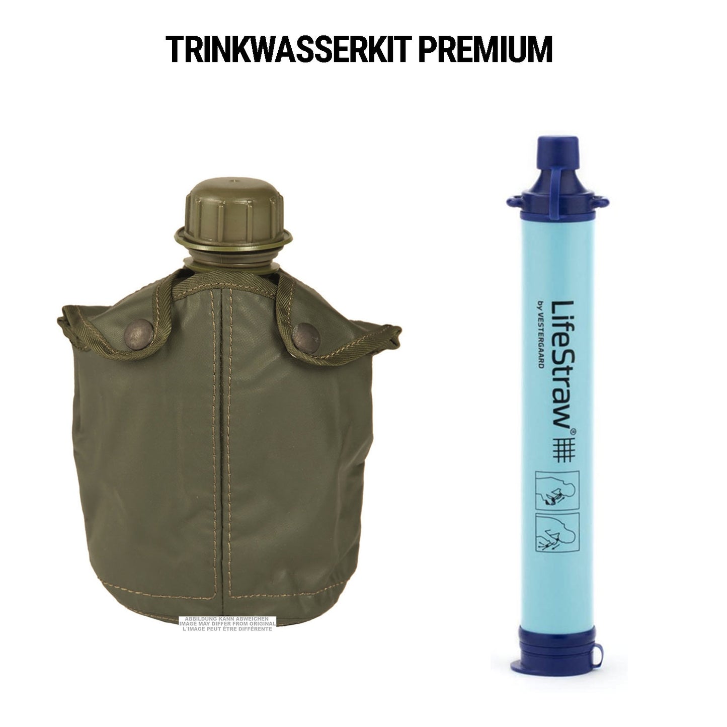 Zaino di emergenza Premium - Kit di sopravvivenza completo con radio solare