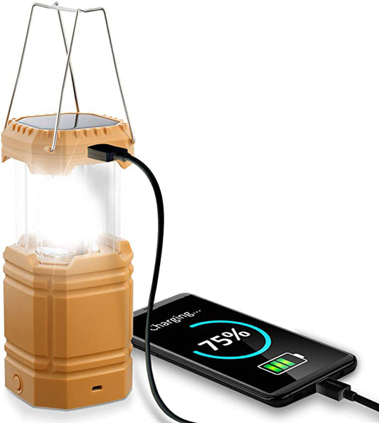 Lanterna a Manovella da Campeggio Solare, Torcia LED Portatile Ultra Luminosa, Autonomia 30-35 Ore, Caricatore USB, Power Bank 3000 mAh, Lanterna Elettronica per Esterni, Lettura Escursionistica, Emergenza