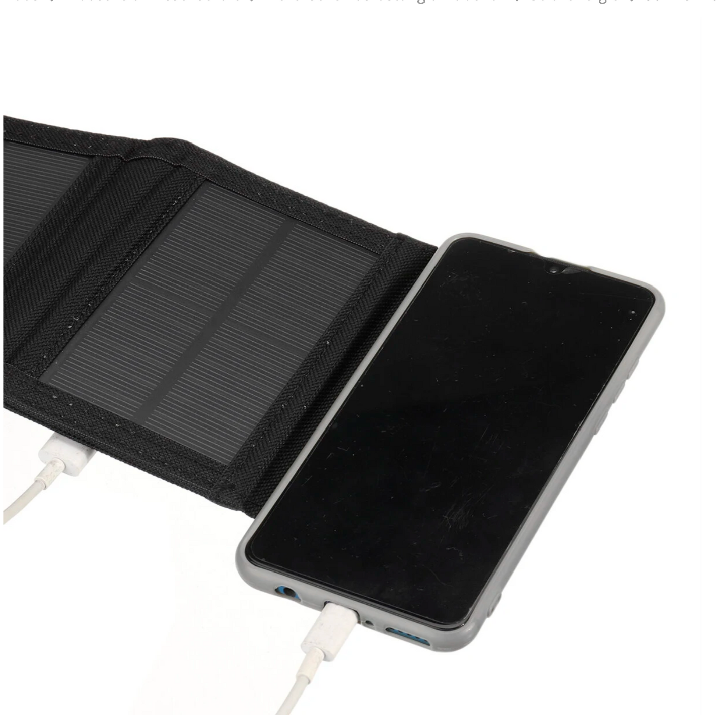 Centrale solare premium con molti pannelli - pieghevole con uscita USB