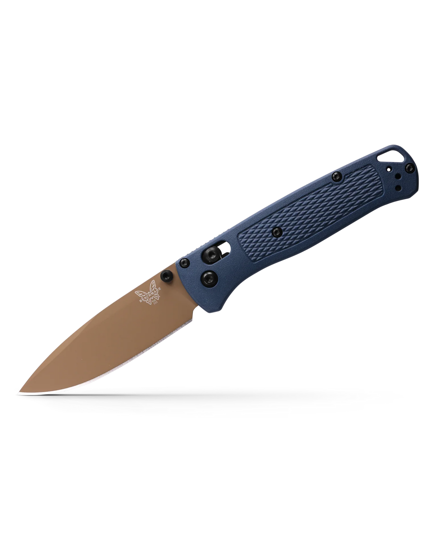 Benchmade 535FE-05 BUGOUT, Crater Blue Grivory, coltellino tascabile Axis EDC