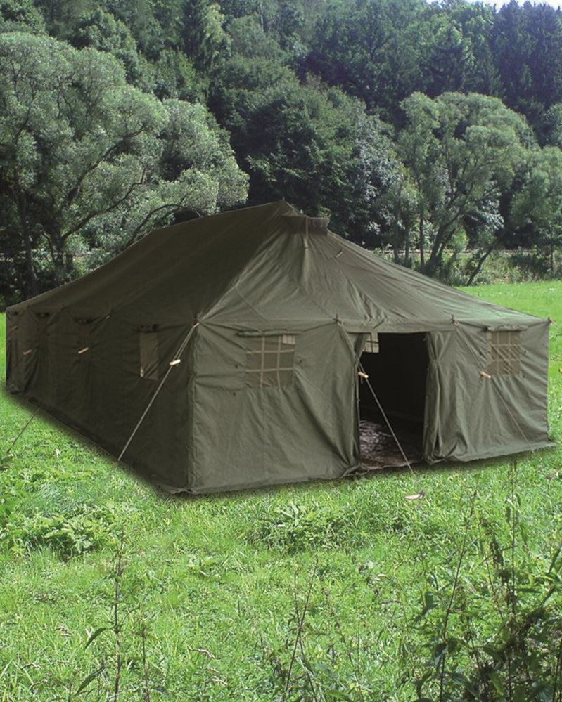Army tent PE/Canvas 10x4.8m in olive
