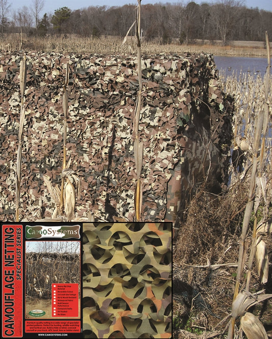 Nylon net Basic Light 2.4x3.0m in camouflage