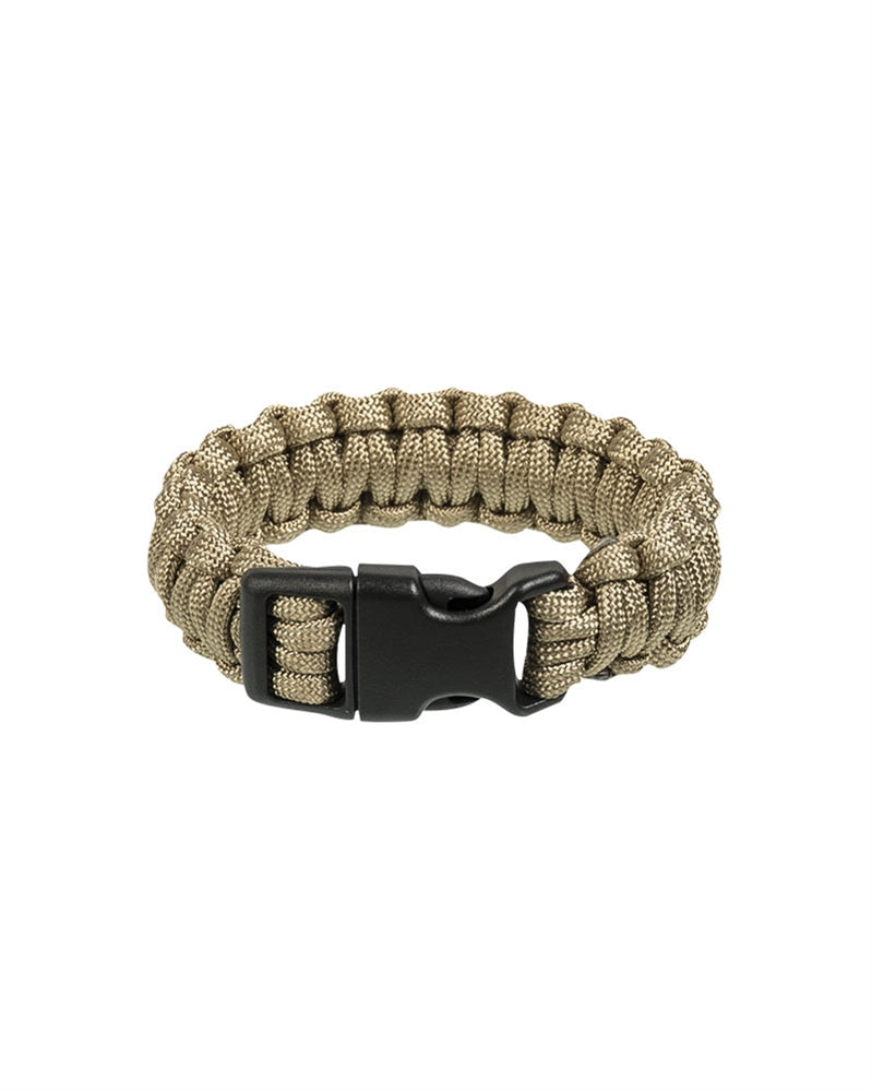 Paracord bracelet 22mm Coyote tactical bracelet