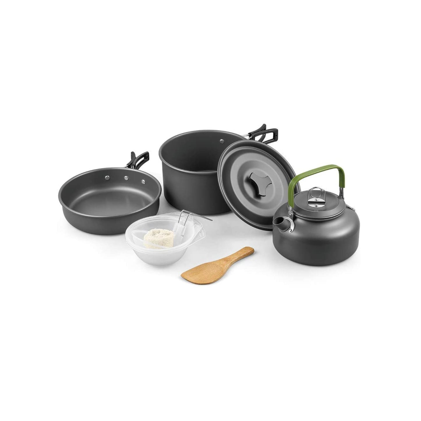 Set da cucina premium - pentola, padella, ciotole, cucchiai - 7 pezzi