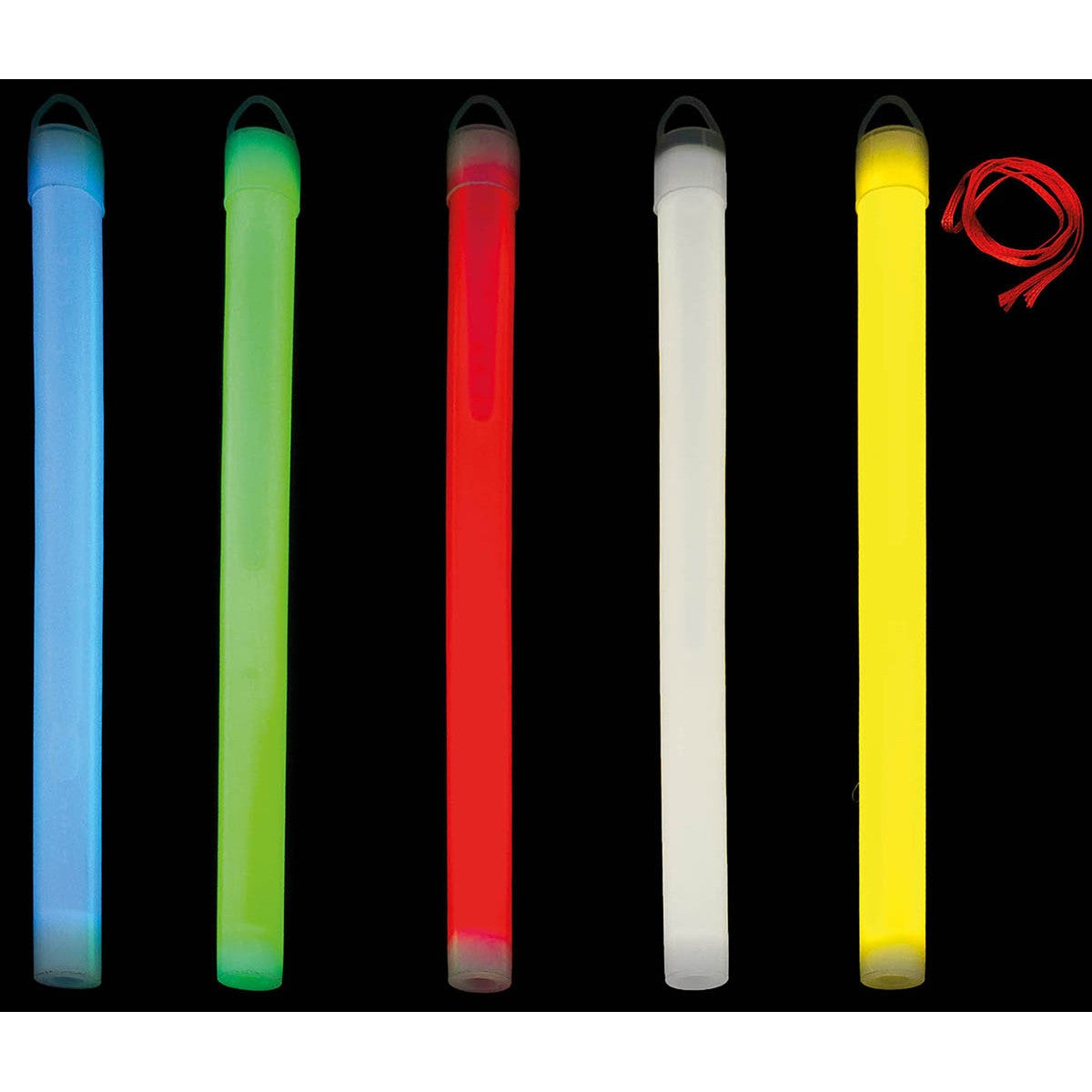 Glow stick, large, blue, 35 x 2.5 cm