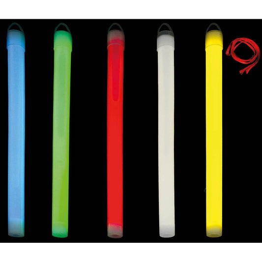 Glow stick, grande, blu, 35 x 2,5 cm