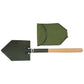 Folding spade, wooden handle, "Deluxe", 2 pieces