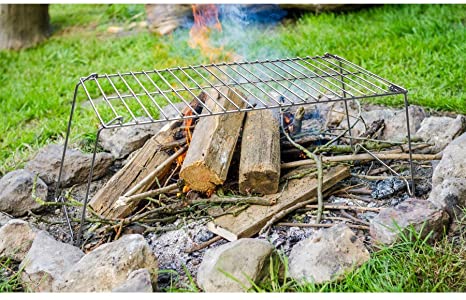 Griglia pieghevole Relags Basic - Griglia semplice per barbecue spontanei
