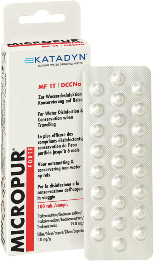 Water disinfection tablets - 100 tablets