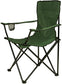 Nexos set of 2 fishing chairs, fishing chairs, folding chairs, camping chairs, folding chairs with armrests and cup holders, practical, robust, light dark green