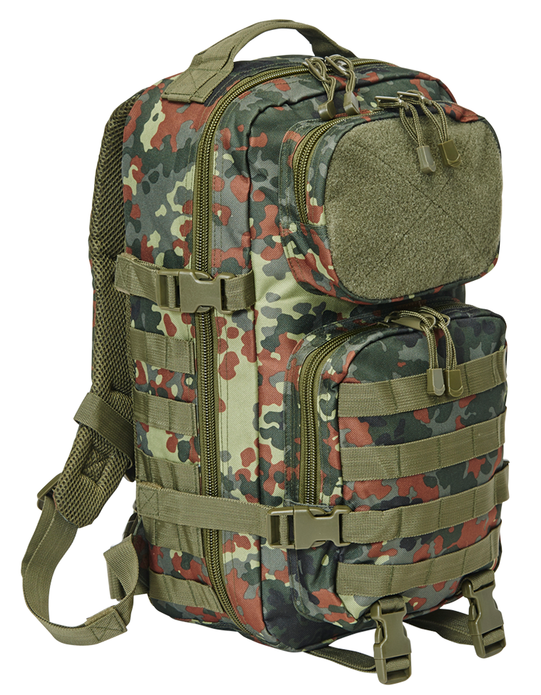 Zaino Molle US Zaino da combattimento Flecktarn Tactical Cooper PATCH medio