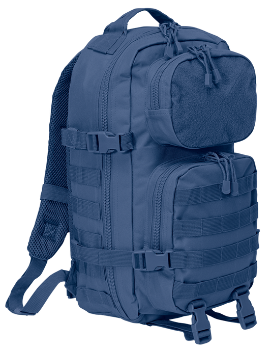 Zaino Molle US Combat Backpack Navy Blue Tactical Cooper PATCH medio