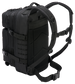 Zaino Molle US Combat Backpack Black Tactical Lasercut PATCH medio