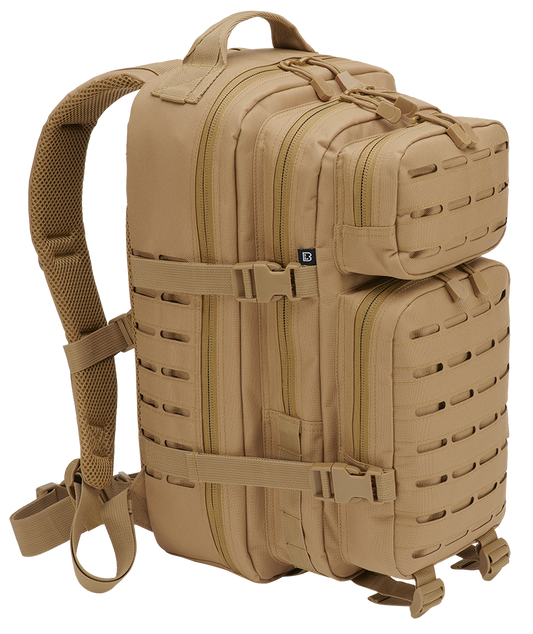 Zaino Molle US Combat Backpack Sand Tactical Lasercut PATCH medio