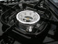 Gas cooker with four gas cartridges and practical case