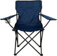Nexos set di 2 sedie da pesca sedia da pesca sedia pieghevole sedia da campeggio sedia pieghevole con braccioli e portabicchieri pratico robusto azzurro