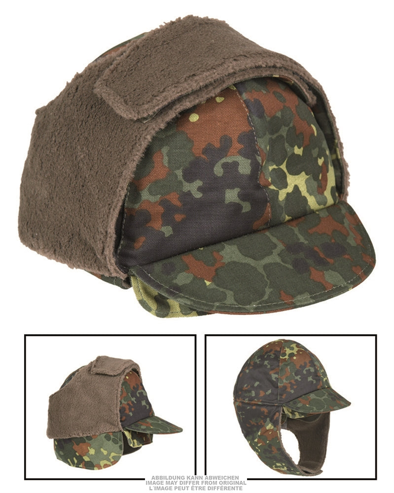 Wintermütze flecktarn