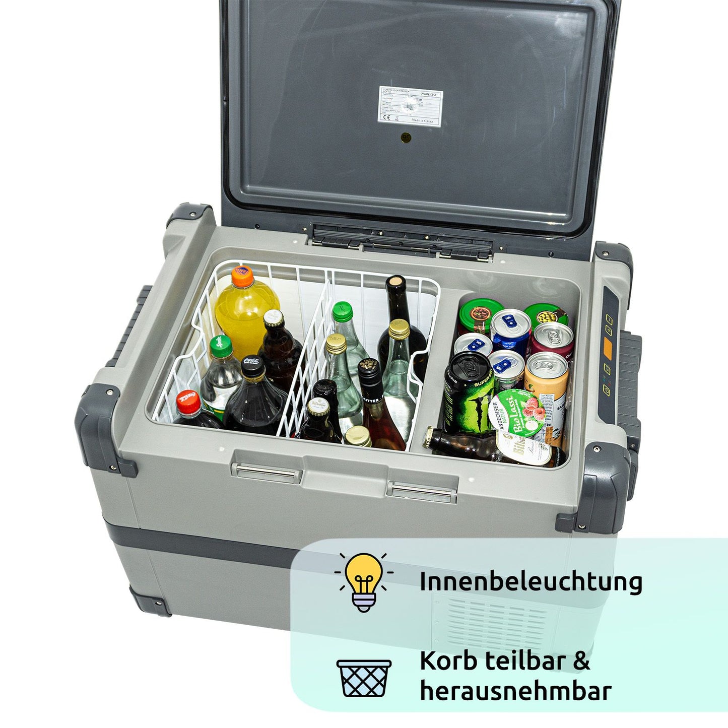 Kompressor-Kühlbox 28 Liter bis -22°C, 12/24 Volt