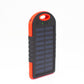 Power bank solare Pannello solare premium con power bank, lampada e 2x USB Out - che si ricarica direttamente con il sole per l'alimentazione di emergenza