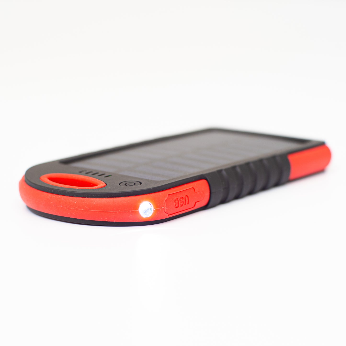 Power bank solare Pannello solare premium con power bank, lampada e 2x USB Out - che si ricarica direttamente con il sole per l'alimentazione di emergenza