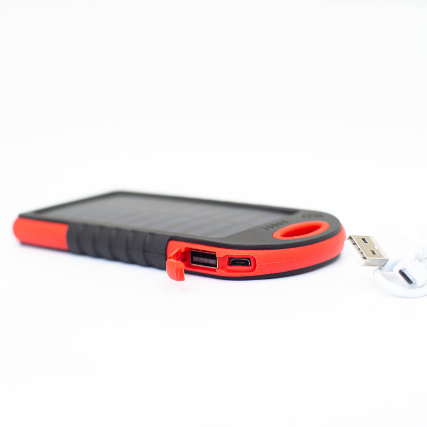 Power bank solare Pannello solare premium con power bank, lampada e 2x USB Out - che si ricarica direttamente con il sole per l'alimentazione di emergenza