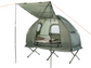 Tenda 4 in 1 con lettino da campeggio, sacco a pelo invernale, materassino e protezione solare - provviste di emergenza - tenda di emergenza - attrezzatura da campeggio/campeggio